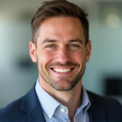 Porträt des Client Relations Spezialisten, lächelnd und professionell.